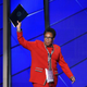 Rep. Marcia Fudge (D-Ohio) waves as she enters the stage during Day 1 of the Democratic National Convention at the Wells Fargo Center in Philadelphia July 25, 2016.
SAUL LOEB/AFP/Getty Images